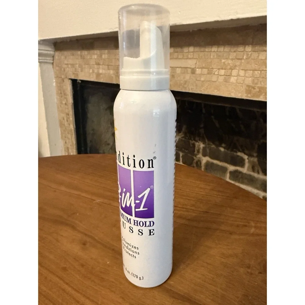 ( 1 ) Condition 3-In-1 MAX Hold Mousse w/ Sunscreen~Volumizes & Protects~6 oz.